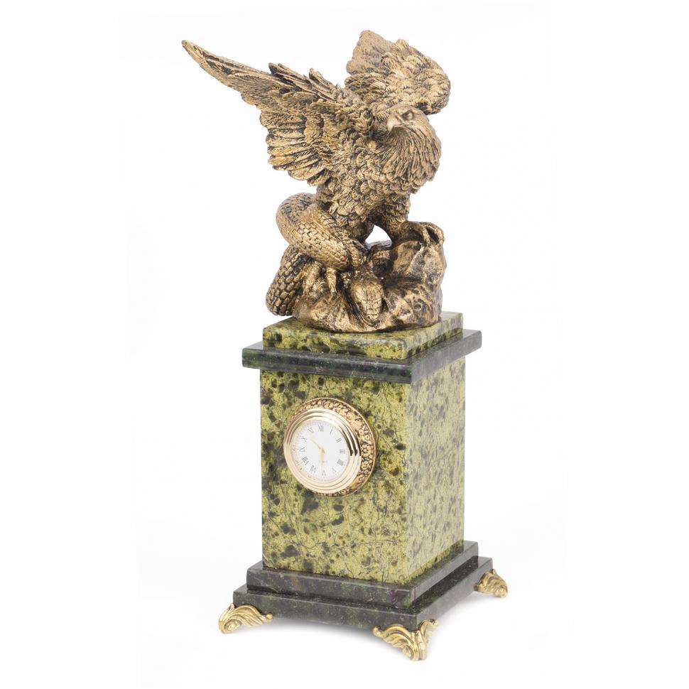 Часы "Орел" змеевик фото 1 — 