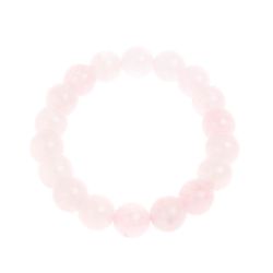 Браслет из розового оникса 18 бусин / 1 см — 