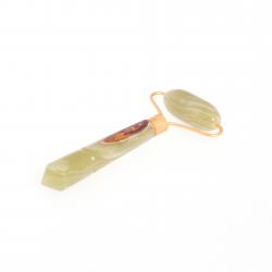 Массажер роликовый из натурального камня оникс 13,5х6,5х2 см — 