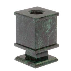 Карандашница из темно-зеленого змеевика — 