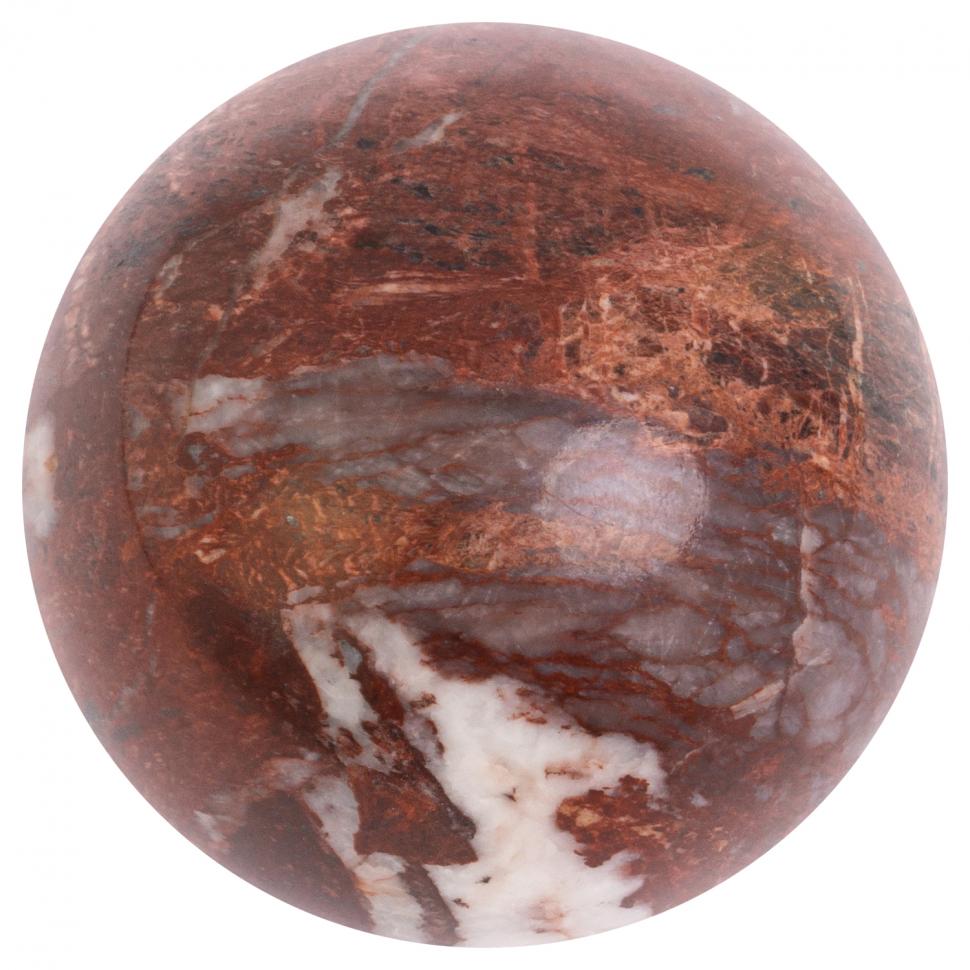 Шар из уральской яшмы 6,5 см фото 1 — 