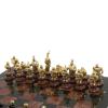 Шахматы подарочные "Европейские" из камня и бронзы 44х44 см фото 4 — 