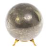 Шар из камня пирит диаметром 9,7 см фото 2 — 