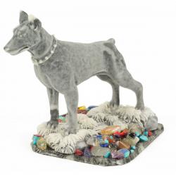 Сувенир &quot;Доберман&quot; из мрамолита — 