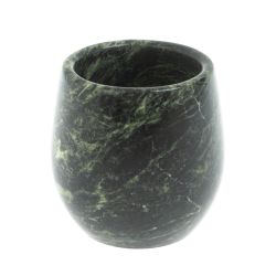 Стакан-калабас из шабровского змеевика 7х7х7 см — 