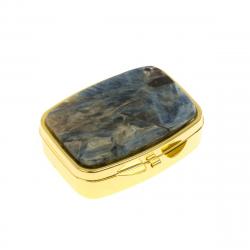 Таблетница на 2 отделения кианит цвет золото — 