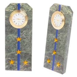 Часы &quot;Погон капитан ФСБ, ФСО&quot; камень змеевик — 