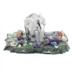 Сувенир из мрамолита &quot;Слоник идет&quot; — 