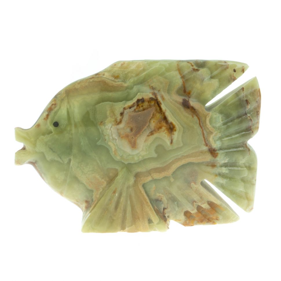 Сувенир "Скалярия" из оникса 13х2,5х9 см (5) фото 1 — 