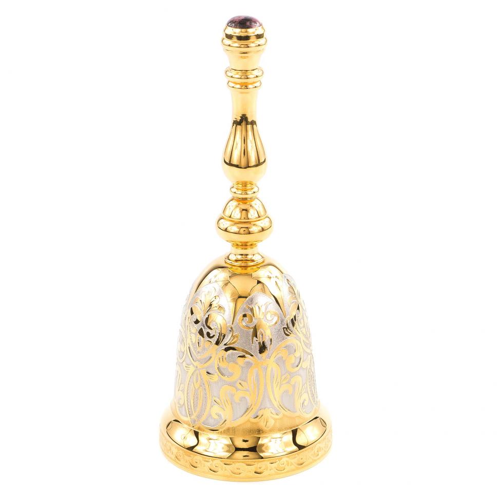 Колокольчик подарочный "Родонит" в деревянном футляре Златоуст фото 1 — 