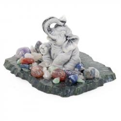 Сувенир из мрамолита &quot;Слоник сидит&quot; — 