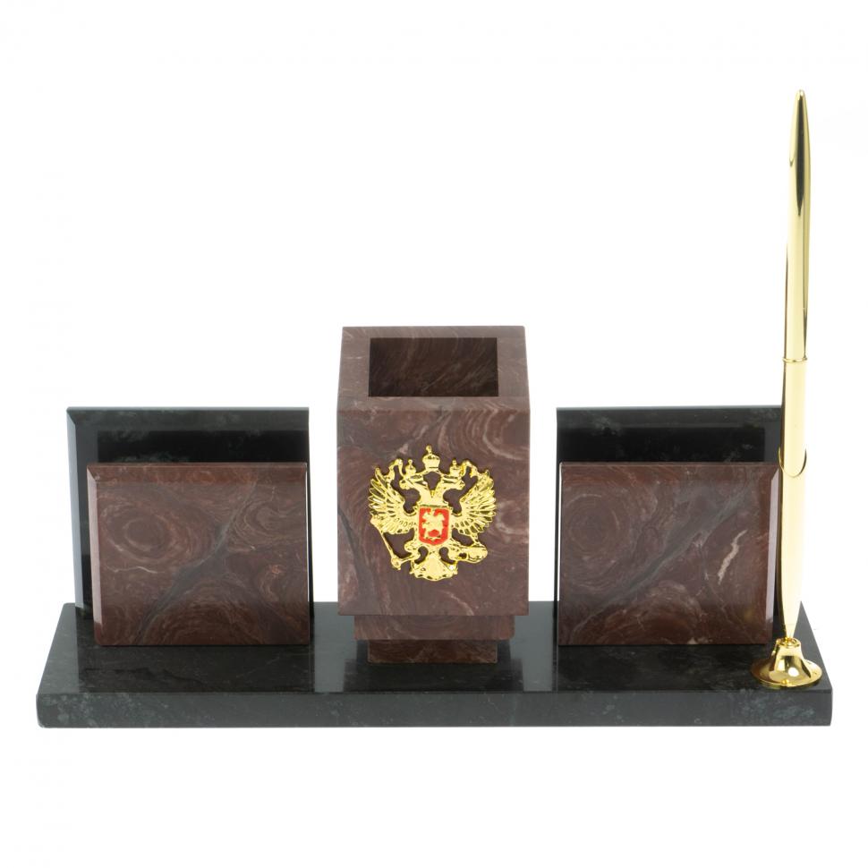 Мини-набор "Россия" камень лемезит змеевик фото 1 — 