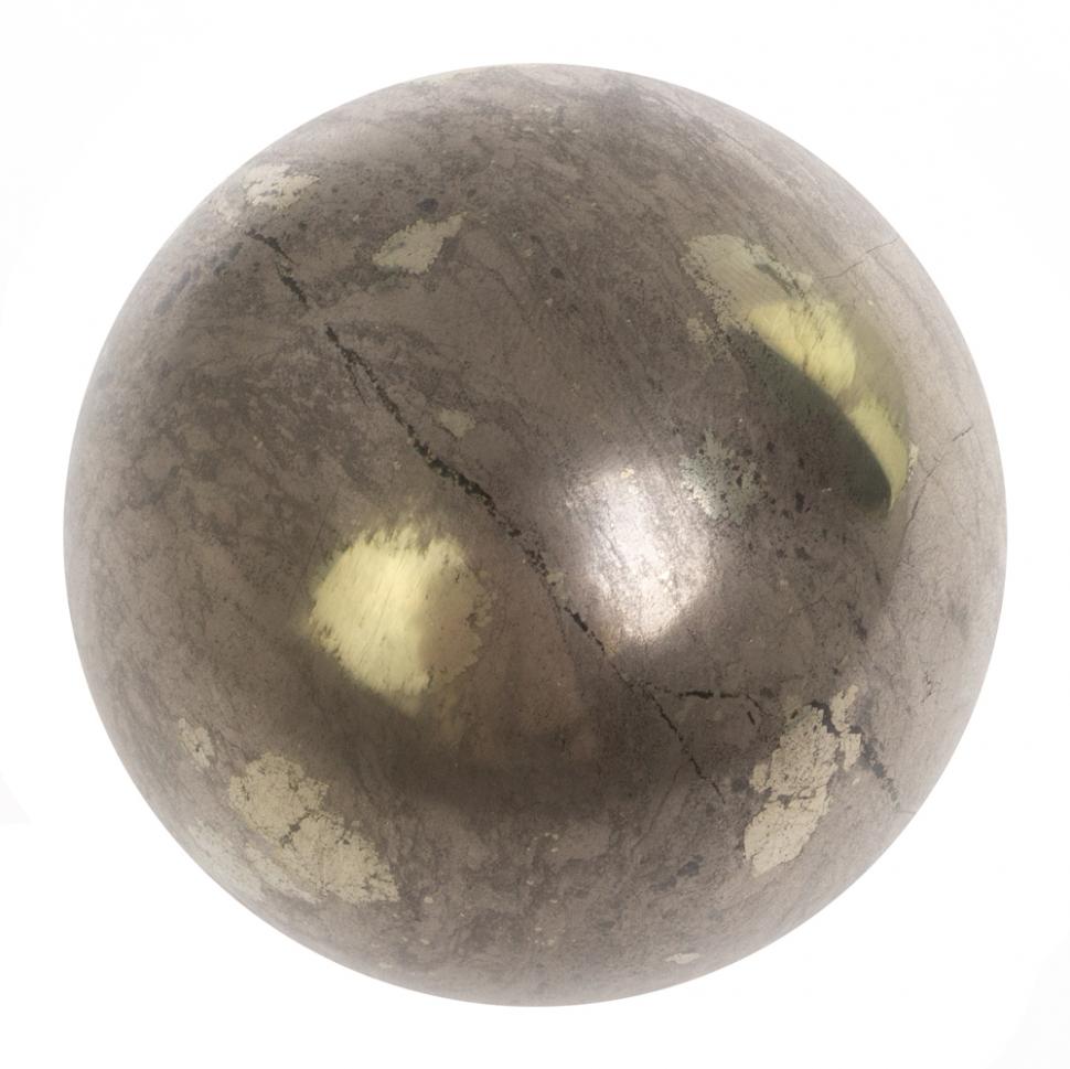 Шар из пирита диаметром 6,7 см фото 1 — 