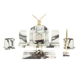 Настольный набор &quot;Орел&quot; из мрамора — 