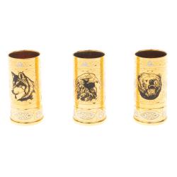 Набор стопок &quot;Хищные звери&quot; в ящике Златоуст — 