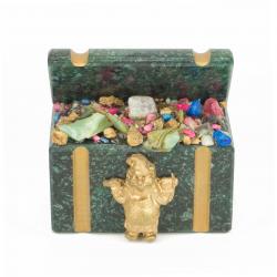 Сувенир &quot;Сундучок&quot; змеевик — 