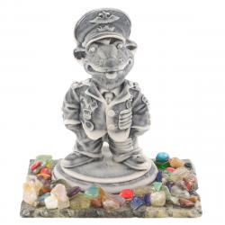 Сувенир &quot;Крыса-полковник&quot; из мрамолита — 