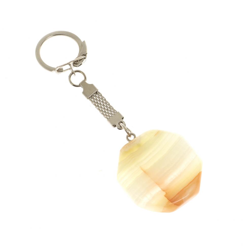 Брелок "восьмиугольный" из оникса фото 1 — 