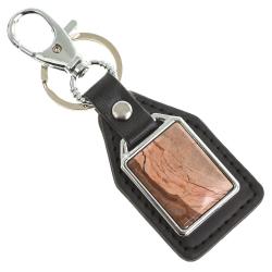 Брелок для ключей с накладкой из яшмы — 