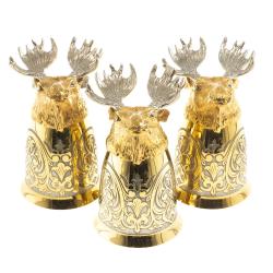 Стопки перевертыши &quot;Лось&quot; 70 мл 3 шт Златоуст — 