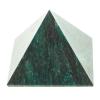 Пирамида 4х4х3,5 см камень змеевик фото 1 — 