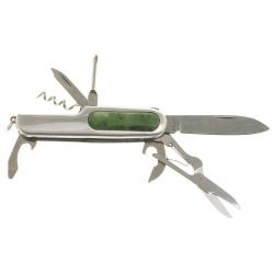 Нож мультитул складной 7 в 1 с камнем нефрит — 