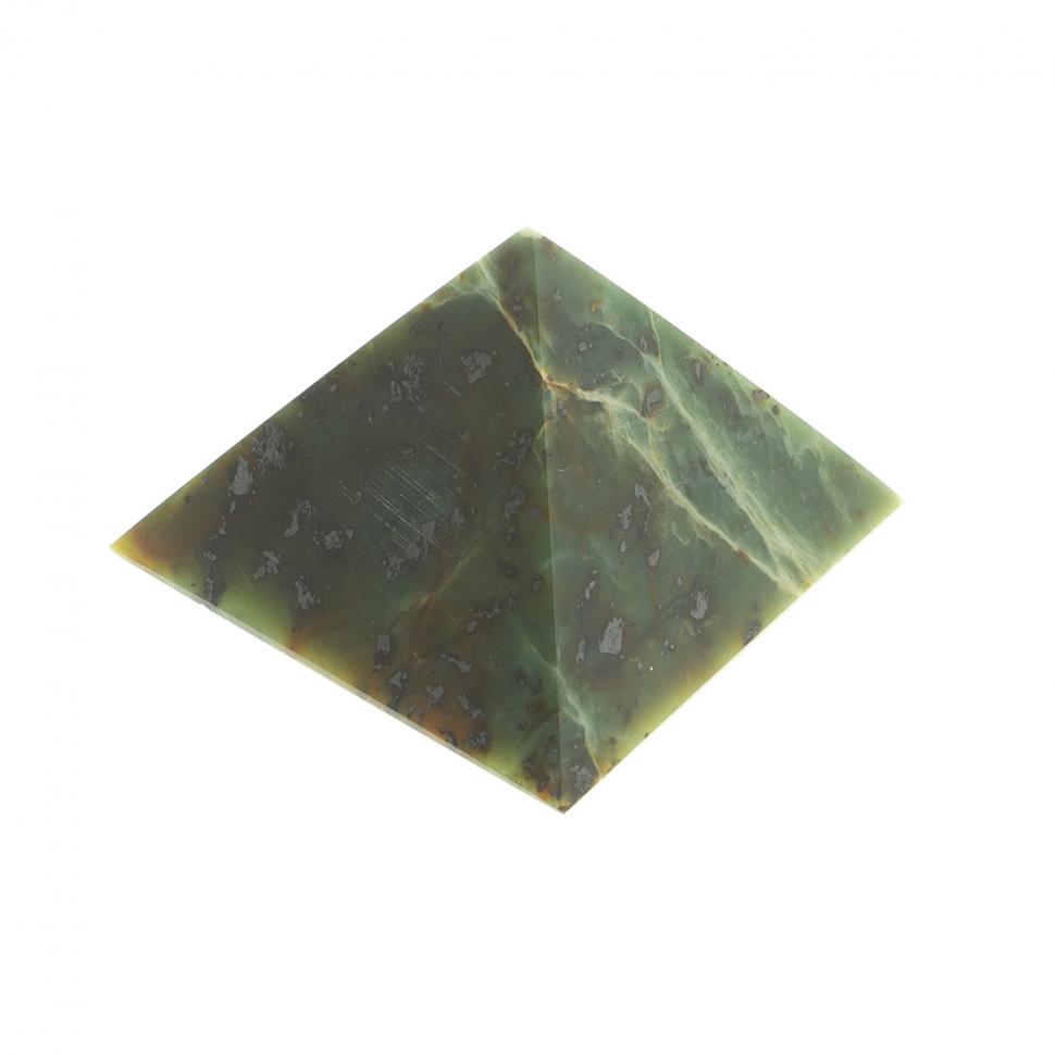 Пирамида из нефрита 3,5х3,5х2,5 см фото 1 — 