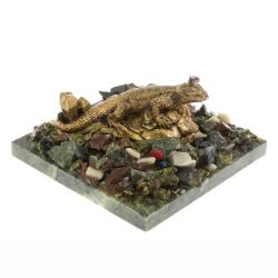 Сувенир &quot;Ящерица&quot; змеевик — 