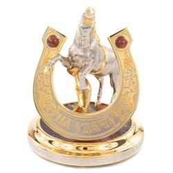 Сувенир из яшмы &quot;Подкова на удачу&quot; — 