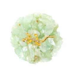 Магнит с ящерицей из талька 5х5х1 см — 