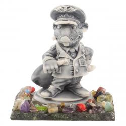 Сувенир из мрамолита &quot;Крыса-генерал&quot; — 