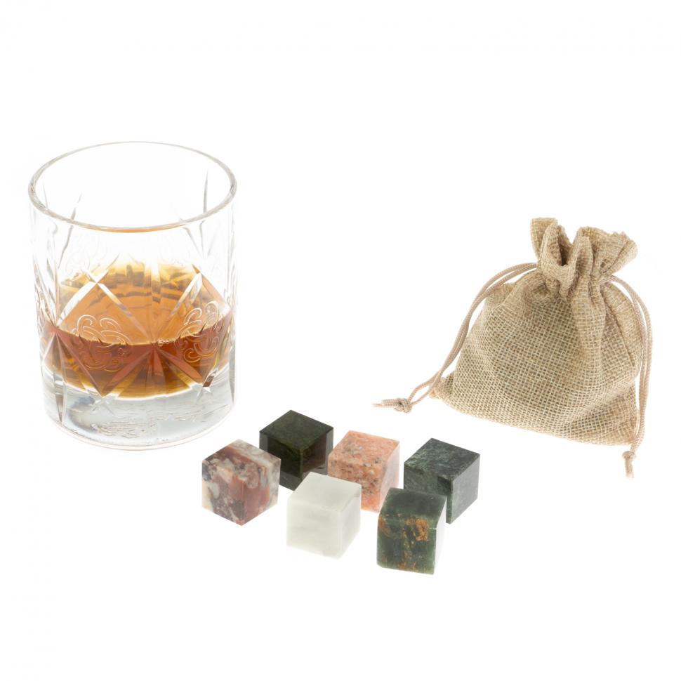 Камни для виски набор 6 кубиков микс для охлаждения напитков фото 1 — 