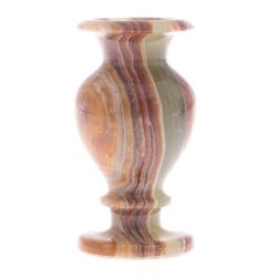 Ваза настольная для цветов камень оникс 5,2х9,5 см (2х4) — 