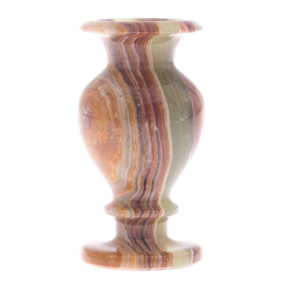 Ваза настольная для цветов камень оникс 5,2х9,5 см (2х4) фото 1 — 