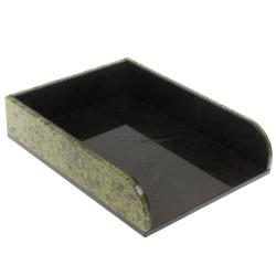 Лоток для бумаг А4 змеевик светлый — 