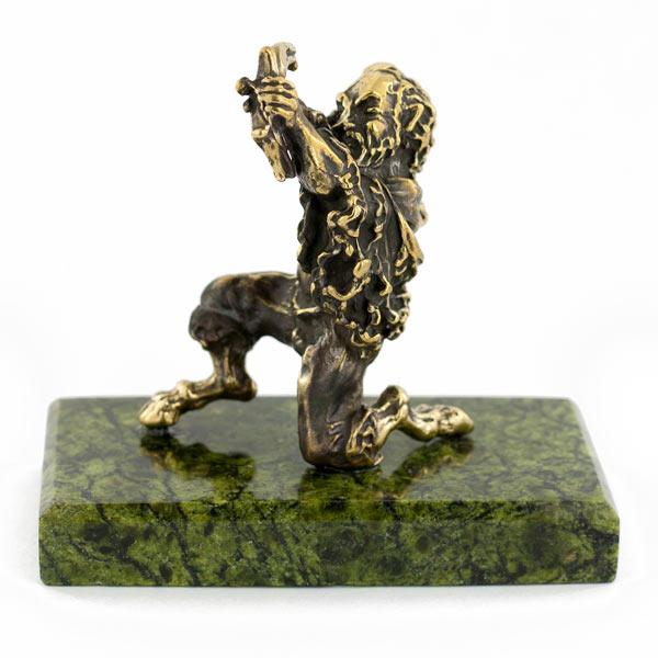 Сувенир статуэтка знак зодиака "Стрелец" бронза камень фото 1 — 