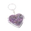Складное зеркало брелок чароит Сердце фото 1 — 