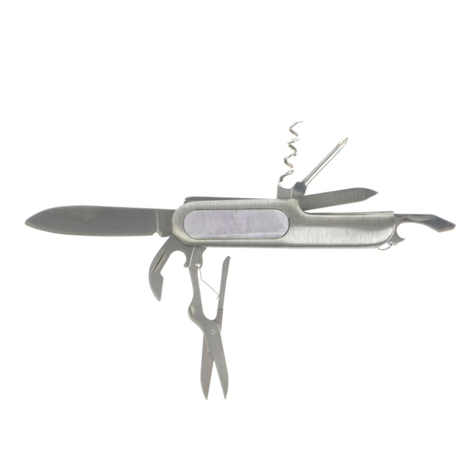 Нож мультитул складной 7 в 1 с камнем кунцит фото 1 — 