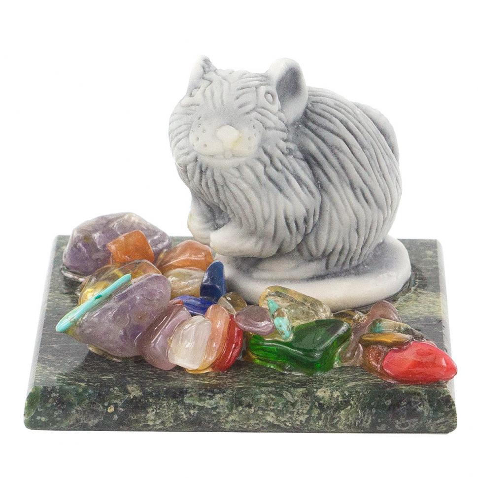 Сувенир из мрамолита "Крыса" фото 1 — 