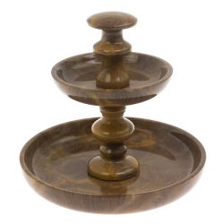 Ваза для фруктов из рифейского мрамора 17х17х15,5 см — 