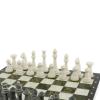 Шахматы "Стаунтон" доска 40х40 см мрамор / змеевик фото 4 — 