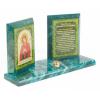 Икона настольная Молитва Умягчение злых сердец из змеевика 18х7х10,5 см фото 2 — 