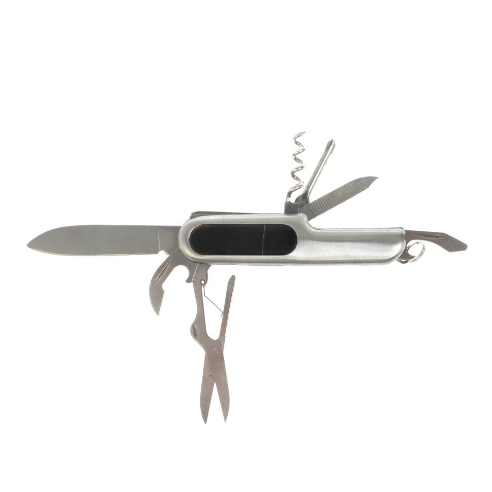 Нож мультитул складной 7 в 1 с камнем агат фото 1 — 