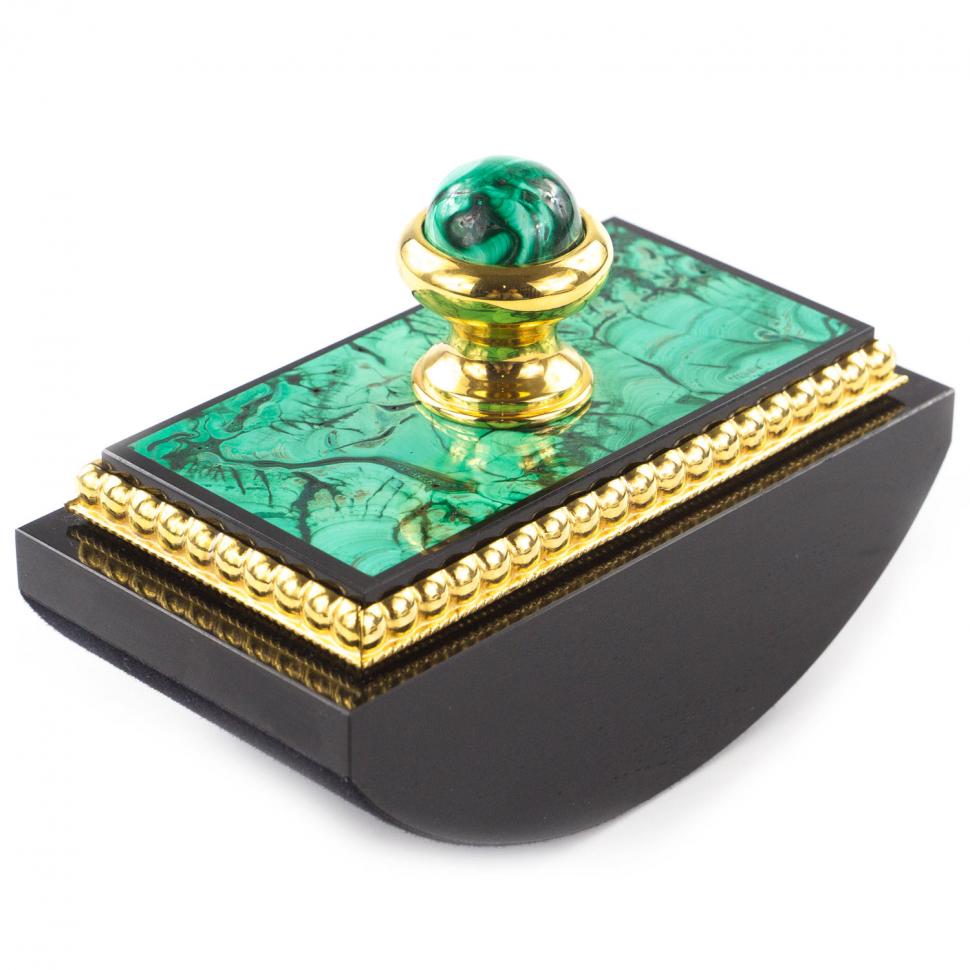 Пресс-папье из малахита фото 1 — 