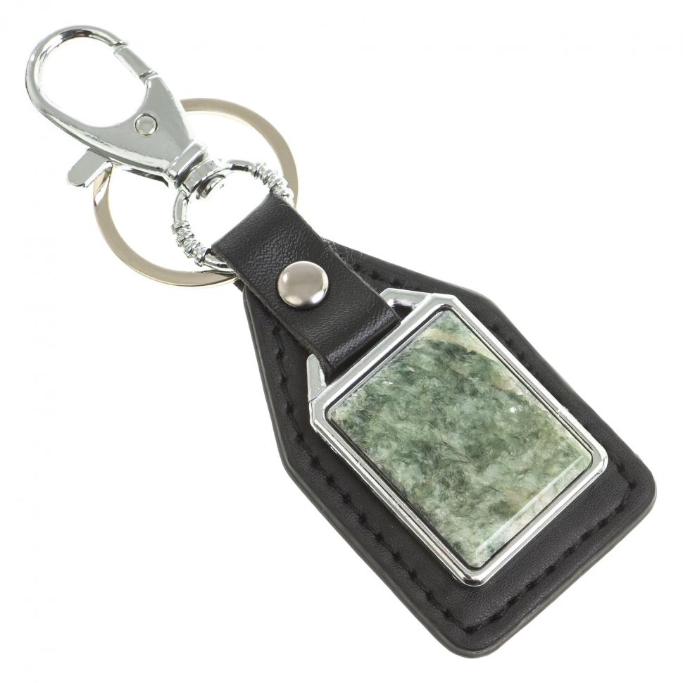 Брелок для ключей с накладкой из парагонита фото 1 — 