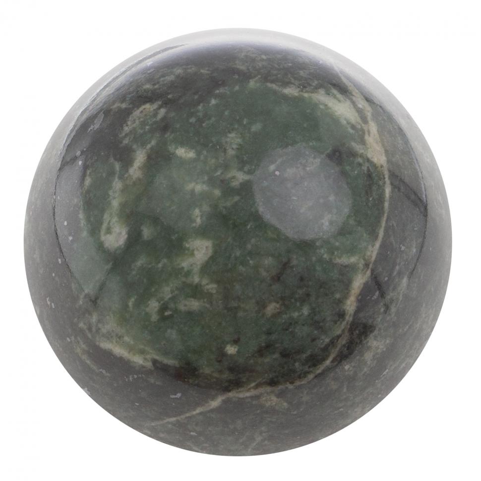 Шар из темного змеевика 4,5 см фото 1 — 