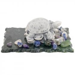 Сувенир из мрамолита &quot;Черепаха на монетах&quot; — 