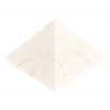 Пирамида 6х6х5 см из белого мрамора фото 1 — 