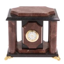 Часы из лемезита 17х12х17 см — 