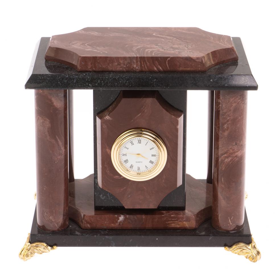 Часы из лемезита 17х12х17 см фото 1 — 